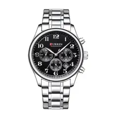 CURREN - Reloj 8466 Cronógrafo Para Hombre Elegante En Acero