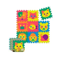 RONDA - Tapete Rompecabezas Animales Espuma Para Bebés