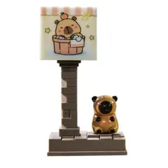 INNOVA - Lámpara Capibara Led Recargable Aesthetic 5 Modos De Luz & Usb-c Café