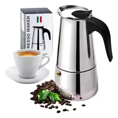 GENERICO - Cafetera tipo prensa Italiana 12 Tazas