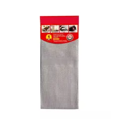 TRIPLE CLEAN - Pack 4 Paños Microfibra Grises 42 X 61 Cm Calidad Aaa