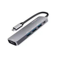 ARGOM TECH - Hub Usb Argom 5 En 1 Usb-C 60 W