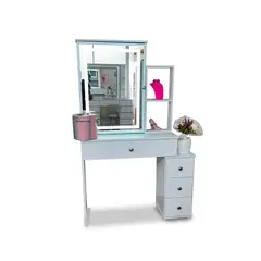 TKMODULARES - Espejo hollywood blanco con luces de lujo