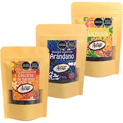 GENERICO - Combo X 3 Centros Exóticos Chocolate Oscuro 70%