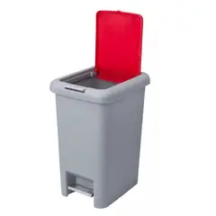 TRIPLE CLEAN - Caneca rectangular 10 litros con pedal