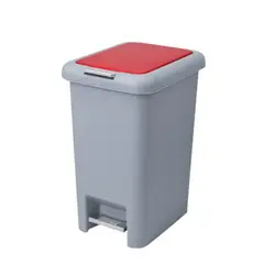 TRIPLE CLEAN - Caneca rectangular 15 litros con pedal