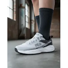 FILA - Tenis Hombre Dijon LN24084 Gris Glaciar Negro Running
