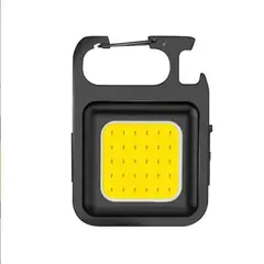 TRIPLE CLEAN - Linterna Potente LED Llavero Destapador Imán