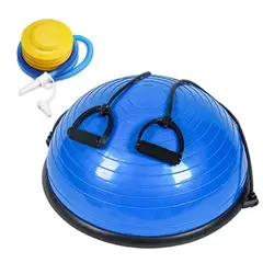 GENERICO - Balon cojin pelota media luna equilibrio yoga pilates ejercicio