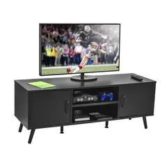 RELAN - Mueble de Tv Moderno Lucca-N Color Negro