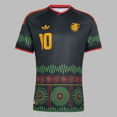 ADIDAS - Camiseta Hombre Visitante Jamaica 26 x Bob Marley - Negro