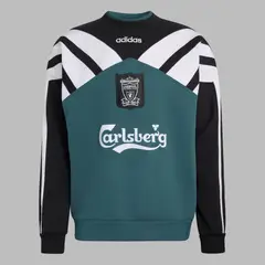 ADIDAS - Buzo Hombre de cuello redondo del Liverpool FC 95 - Verde