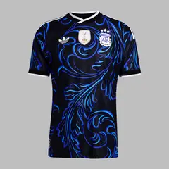 ADIDAS - Camiseta Performance Hombre Visitante Selección Argentina 26 Versión Jugador - Negro - Fútbol - Uso casual y entrenamiento