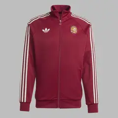 ADIDAS ORIGINALS - Chaqueta Hombre Deportiva España - Granate - Fútbol - Uso casual y entrenamiento