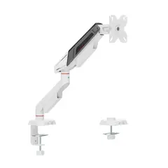 GENERICO - Soporte Monitor Gaming 17-40 TECHGO SPMG-1101 - Ajustable Altura e Inclinación - Blanco