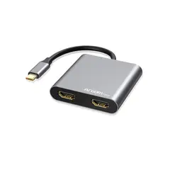 ARGOM TECH - Adaptador Dual 4 En 1 Usb-c Usb 3.0 Hdmi 4k Argom One Axess