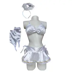 PROVOCAME - Disfraz Femenino Sexy Angel Lenceria Erotica Mujer