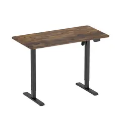 GENERICO - Escritorio Eléctrico de Altura Ajustable TechGo DMTB3-CA Diseño Ergonómico y Moderno, Rústico.