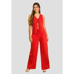MARKETING PERSONAL - Conjunto Mujer Rojo Mp 114191