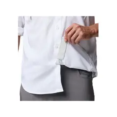 COLUMBIA - Camisa Hombre BLOOD AND GUTS V LS Blanco