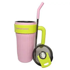 GENERICO - Vaso Termo Pequeño Térmico Hermético Premium De Acero Inoxidable Para Frío y Calor Con Pitillo