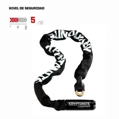 KRYPTONITE - CADENA DE SEGURIDAD PARA MOTO BICICLETA KEEPER 785 NEGRA ANTIRROBO