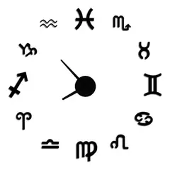 DECOR - Reloj de pared simbología 70cm x 70cm