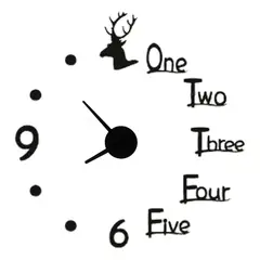 DECOR - Reloj de pared reno 70cm x 70cm