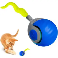COMPRALOENCASA COM - Mini Pelota Interactiva Juguete Para Gatos Recargable Automática SANJ488