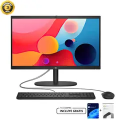 HP - AIO 22-DG0205LA, INTEL N100, SSD 512GB, DDR5 8GB, WIN 11 PRO, 21,5"