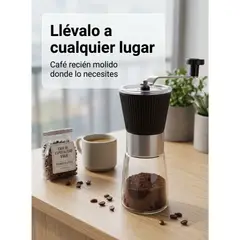 TELEVENTAS COM - Molino Manual de Café con Ajuste de Molienda