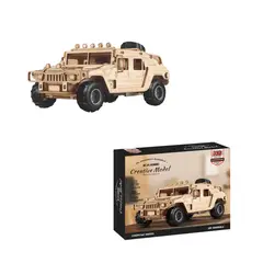 OTRAS MARCAS - Rompecabezas 3d Madera Camioneta Tipo Jeep Diy