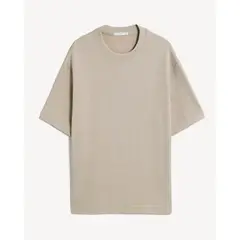 SEVEN SEVEN - Camiseta Para Hombre Manga Corta Cuello Redondo Color Gris Marca #45097681