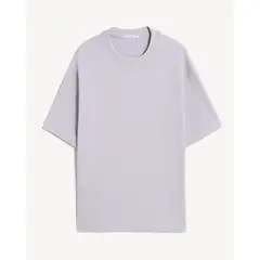 SEVEN SEVEN - Camiseta Para Hombre Manga Corta Cuello Redondo Color Lila Marca 45097664