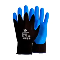 KLEENGUARD - GUANTE G40 NITRILO AZUL T-7 PUNTOS NYLON P/ACEITE