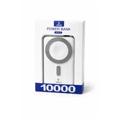 GENERICO - Power bank 10000 mAh inalámbrica y alámbrica portátil USB-C / Lighting