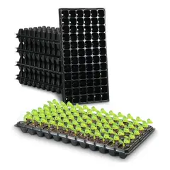 GENERICO - Bandeja para germinación de Semillas Casera 72 Agujeros X5 unidades