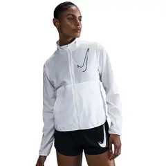 NIKE - Chaqueta Swsh Hbr Df Jkt Mujer-Blanco