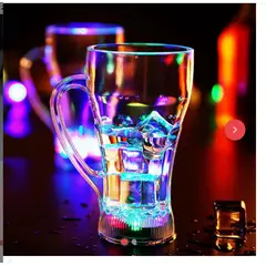 GENERICO - Vaso con Sensor 300ml Reutilizable Rosado