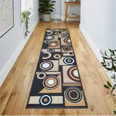 MITAPETE COM - Tapete Alfombra Camino Pie De Cama Antideslizante 50 X 180cms Café