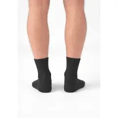 MR HAPPY - Media 34 Semi Acolchada Hombre Negro 40-43 Pack x6