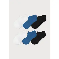 MR HAPPY - Media Running Lengüeta Unisex Azul 35-39 Pack x6