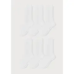 MR HAPPY - Media Escolar Larga Niños Unisex Azul 32-36 Pack x3