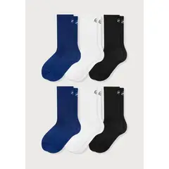 MR HAPPY - Media Ciclismo Unisex Negro 35-39 Pack x6