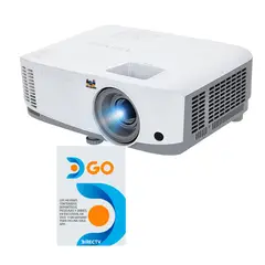 VIEWSONIC - Video Proyector Pa503s 4000 Lúmenes Svga HDMI Con Tarjeta Obsequio DirecTV Go 1 mes