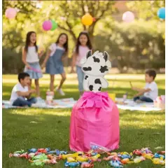 INFANTILES CAJUROMIX - Kit Piñata + Relleno Sorpresa Vaca