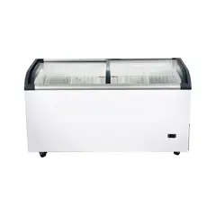 JLC ELECTRONICS - Congelador Exhibidor Horizontal JLC 520 Litros - Modelo JLC-520CFV con 2 Puertas de Vidrio, Iluminación LED
