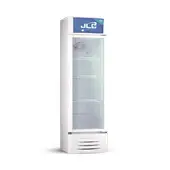 JLC ELECTRONICS - Vitrina Refrigerada Vertical 211 Litros - Modelo JLC-281 con Sistema Airflow, 3 Parrillas Ajustables e Iluminación LED Superior
