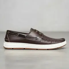 EVEGONZ - Mocasines en Cuero para Hombre Marron