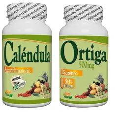 NATURAL FRESHLY - SUPLEMENTO CON FLAVONOIDES CALENDULA Y ORTIGA/ COMBO X 100 U C/U